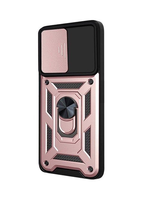 TECNO Spark Go 2024/TECNO Spark 20/TECNO Spark 20C/TECNO Pop 8 Mobile Phone Case Cover, Slide Camera Lens Cover + 360°Rotating Kickstand Ring + Bumper Shockproof Phone Case