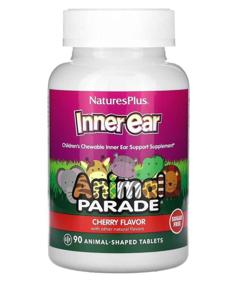 أقراص حيوانات على شكل حيوانات للأطفال قابلة للمضغ بنكهة الكرز 90 قرصًا