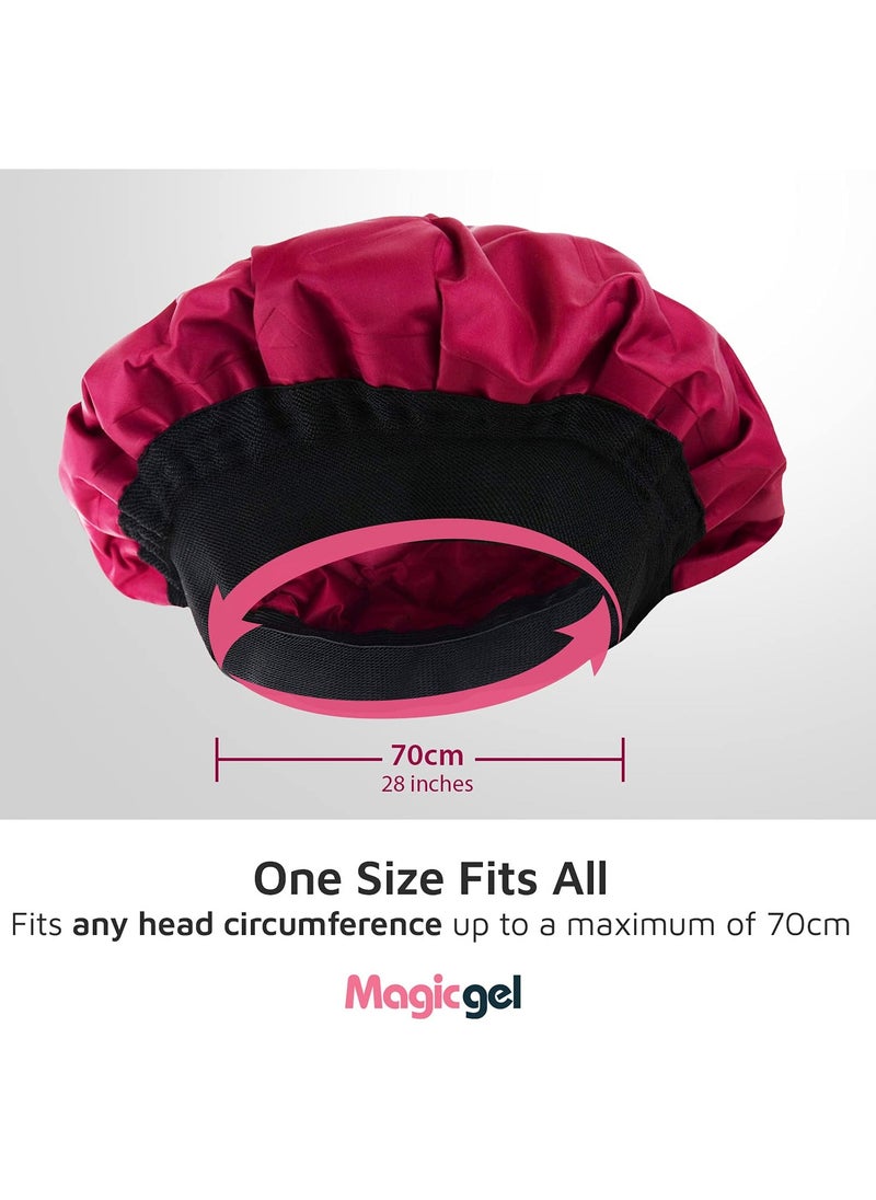 Magic Gel Magic Gel Premium Deep Conditioning Heat Cap. A Hot Head Cap to Hydrate, Moisturize and Condition. Thermal Cordless Hair Steamer for Damaged Hair (Natural Steam Treatment)  - Image 2