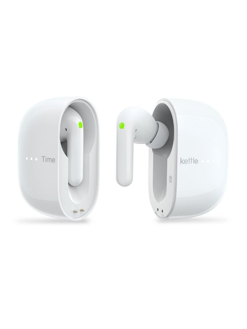 Timekettle M3 Bluetooth Language Translator Earbuds with Offline Simultaneous Translation and Noise Cancellation, White - Image 1
