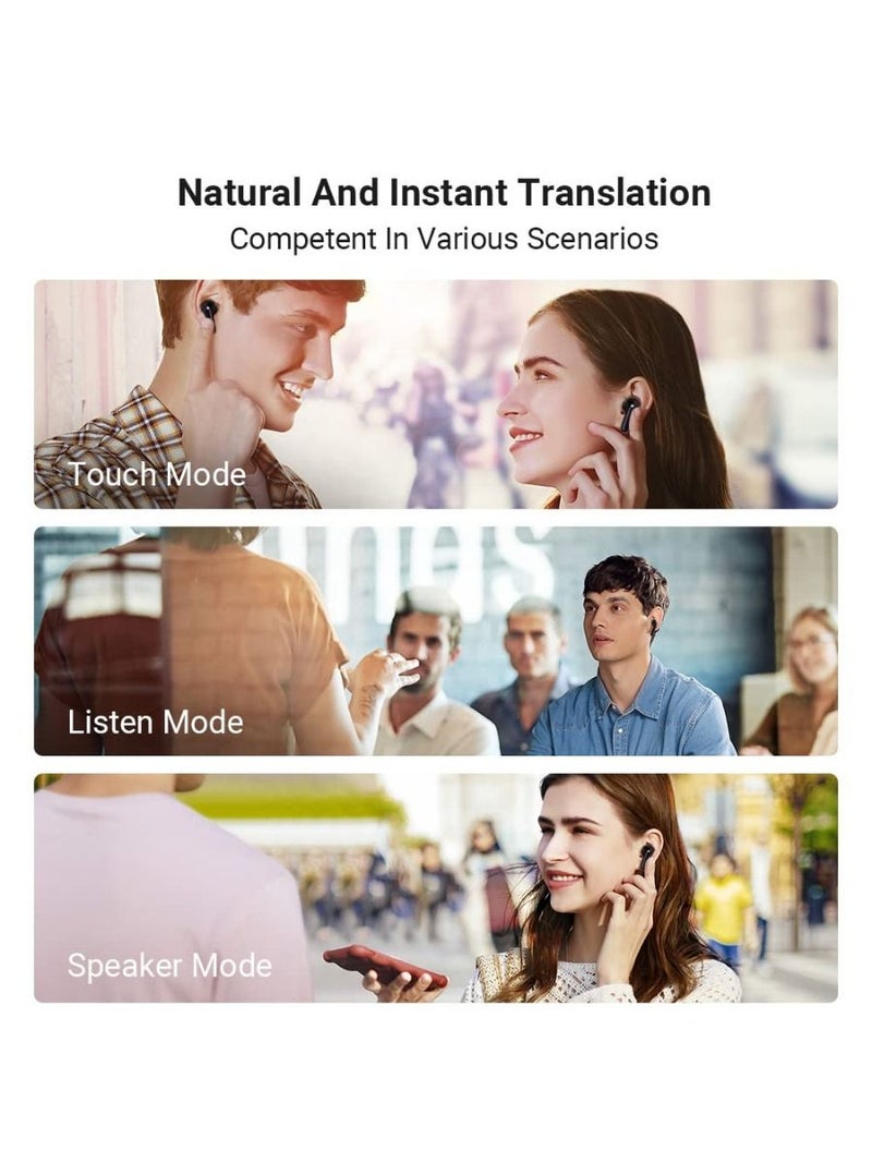 Timekettle M3 Bluetooth Language Translator Earbuds with Offline Simultaneous Translation and Noise Cancellation, White - Image 5