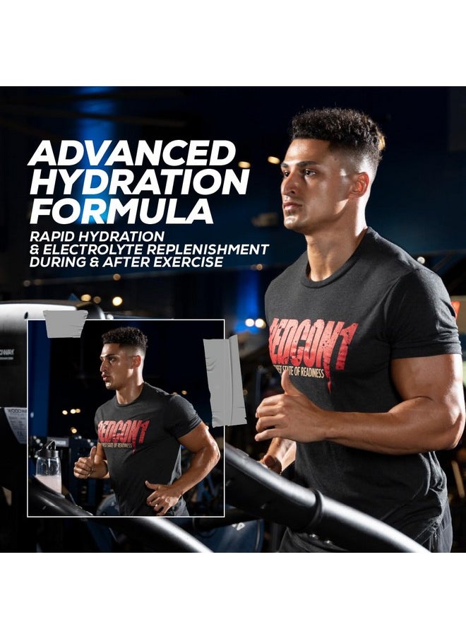 REDCON1 - Canteen Hydration + Electrolytes Blue Freeze Electrolyte Drink Powder With B Vitamins + Minerals For Recovery Coconut Water Powder & Hyaluronic Acid For Hydration (30 Servings) - Image 1