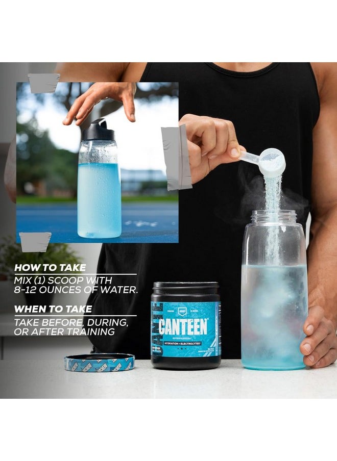 REDCON1 - Canteen Hydration + Electrolytes Blue Freeze Electrolyte Drink Powder With B Vitamins + Minerals For Recovery Coconut Water Powder & Hyaluronic Acid For Hydration (30 Servings) - Image 1