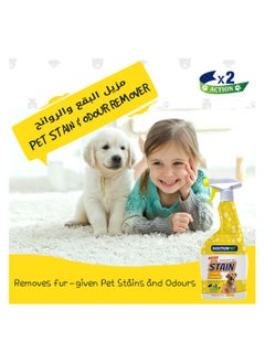 DOCTERPET Doctor Pet Stain and Odour Remover Citrus 750ML – Powerful Pet Odor Eliminator, Stain Cleaner, Natural Citrus Formula, Enzyme-Based for Carpets and Upholstery  - Image 4