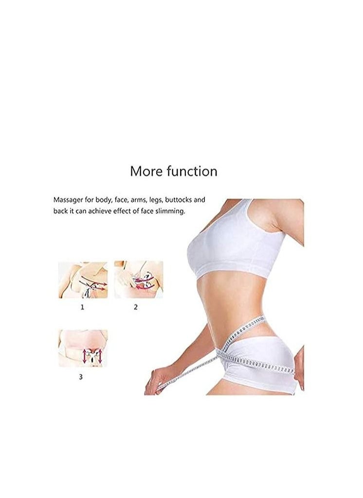 ORiTi ORiTi 3D Roller Face Massager, Lift Tool Firming Beauty Massage Body Massager Slimming Skin Tightent Enhancing Wrinkle Remover, Silver  - Image 5