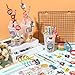 Seenelling 24 Set 100th Day of School Gifts for Students First Day of School Party Favors Gift Cups Filler Keychain Pencil Straw Sticker Silicone Bracelet for Goodie Bag Fillers Party Favors Gifts - Image 4
