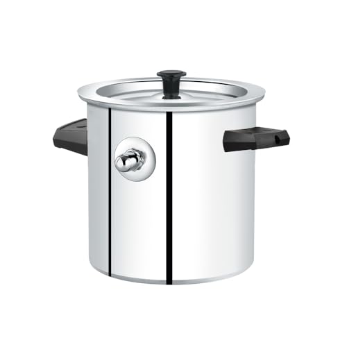 Premier Aluminium Milk Boiler 2 Litre | Whistle Indication | Anti-Overflow Design | Thick Heavy Base | Safe Lid with Knob | Side Handles | ISI Certified - Image 1