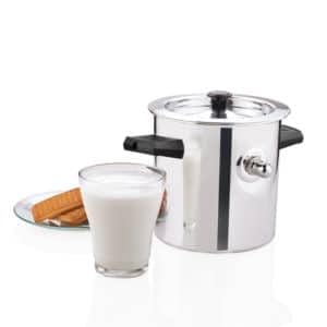 Premier Aluminium Milk Boiler 2 Litre | Whistle Indication | Anti-Overflow Design | Thick Heavy Base | Safe Lid with Knob | Side Handles | ISI Certified - Image 5