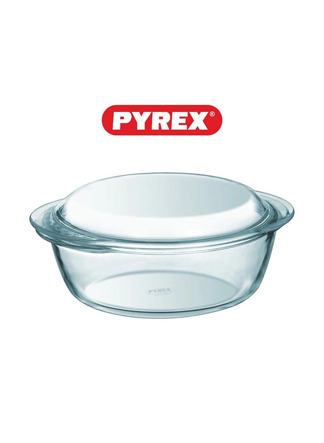 Pyrex Essential Casserole Round 1.4L - Durable Borosilicate Glass for Versatile Cooking and Serving Clear - Image 3