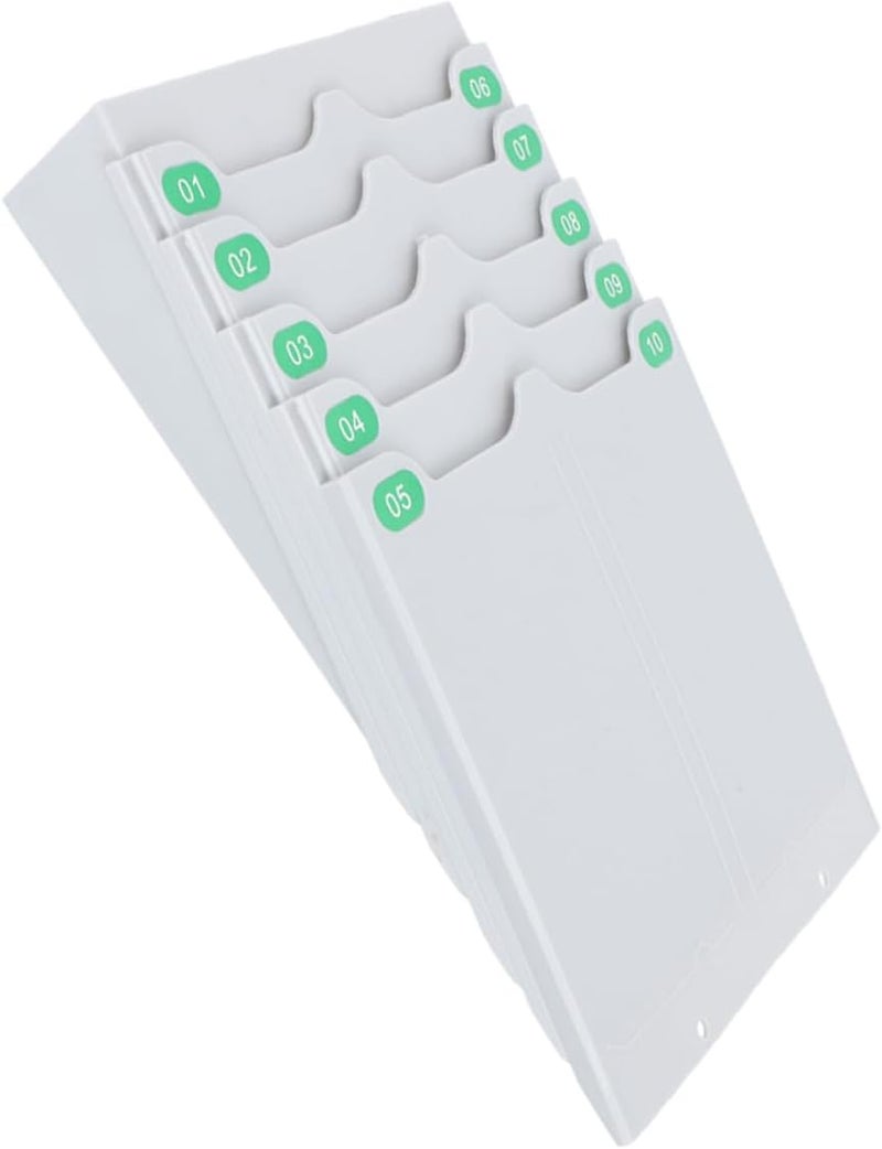 NUOBESTY Multi Function Wall Mount Rack for Attendance Cards Pocket Holder Organizer with Slots for Efficient Employee Tracking and Record Keeping - Image 1