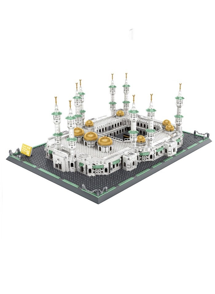 wange 【Great Mosque of Mecca Blocks – 2291Pcs】Islamic Holy Site Model | ABS Material | For Kids & Adults (6+) - Image 2