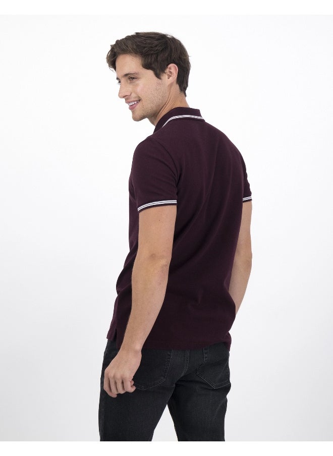 American Eagle - AE قميص بولو بيكيه بقصة ضيقة - Image 1