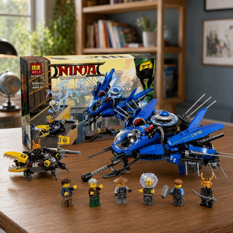 بيلا مجموعة مكعبات تركيب نينجا 912 قطعة - 10721 - Image 4