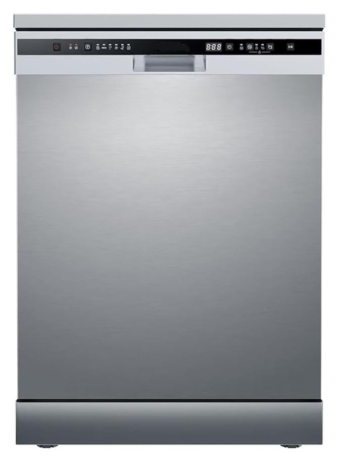 Toshiba Dishwasher 13 person 6 Programs Half Load Self-Cleaning Flexible Rack System Digital Stainless Steel DW-13F8AF(SS)-EG 11 L DW-13F8AF(SS)-EG Stainless Steel - Image 1