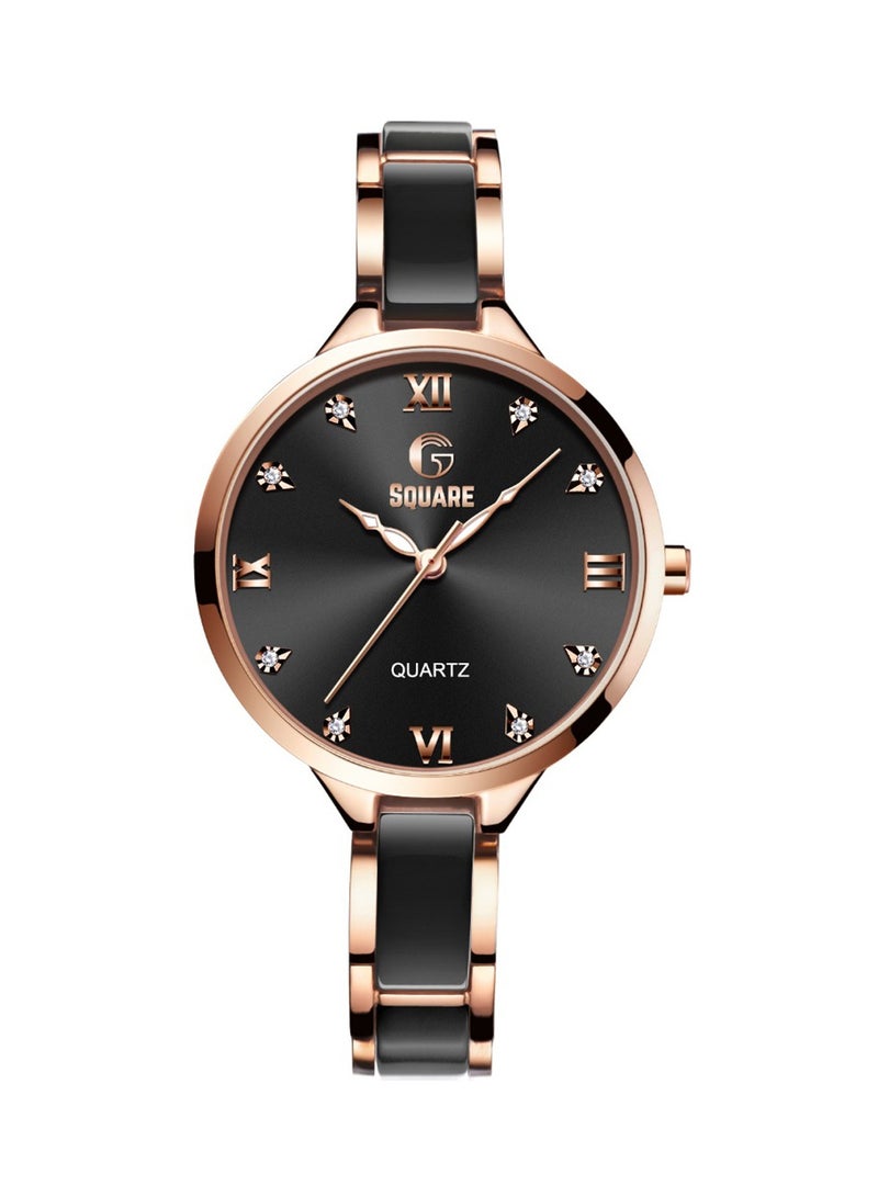 Gsquare Women’s Analog Quartz Two tone Stainless Steel Watch – Model 5872 - Image 1