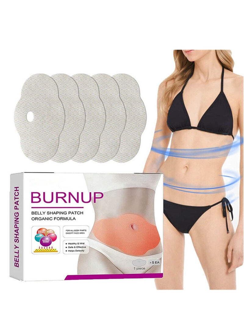 SYOSI 10 Piece Belly Shaping Patch, Belly Shaping Patch, Belly Shaping Patch, Firming and Shaping Contouring Patch Slimming Body Wrap, Belly Fat Burner - Image 1