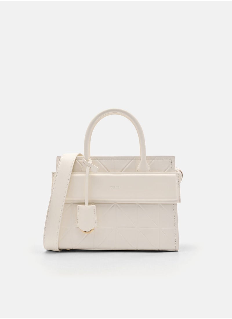 Pedro - PEDRO Studio Bella Leather Handbag in Pixel Satchel Crossbody Bag Shoulder Bag - Image 1
