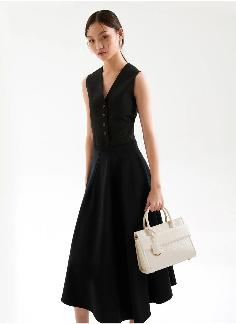 Pedro - PEDRO Studio Bella Leather Handbag in Pixel Satchel Crossbody Bag Shoulder Bag - Image 1