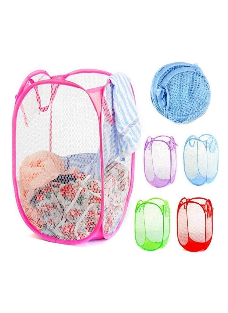 Perpetual Perpetual Laundry Basket Laundry Bag Laundry Bags for Clothes Laundry Basket for Clothes Clothes Basket 30 LiterNylon Multicolour Pack of 1  - Image 2