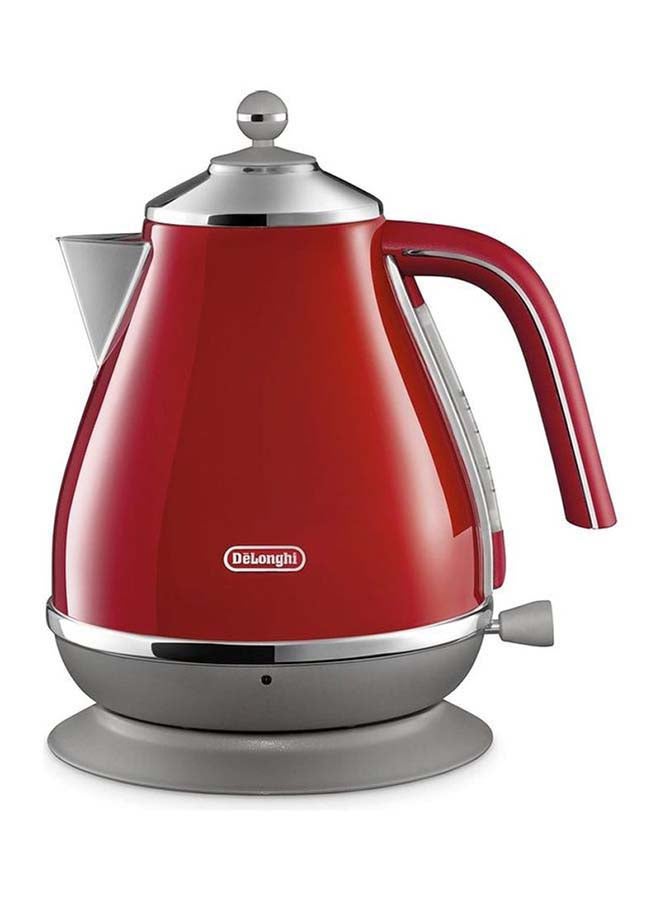 De'Longhi Electric Kettle 1.7 L 3000 W KBOC3001.R Red - Image 1