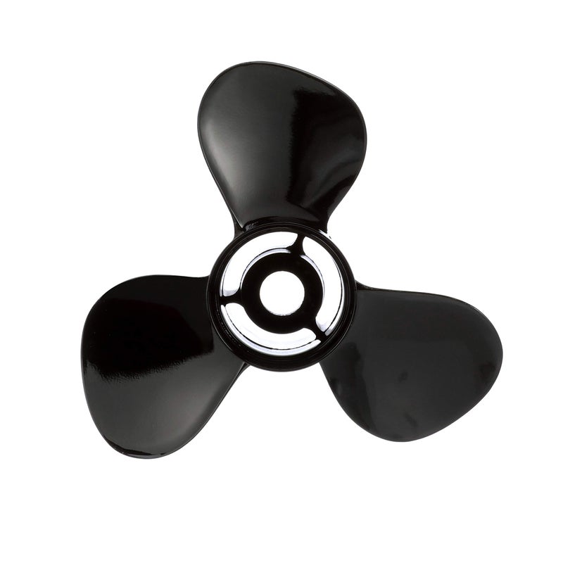 Quicksilver Black Diamond 3Blade Aluminum Propeller 15 dia x 17 pitch Right Hand