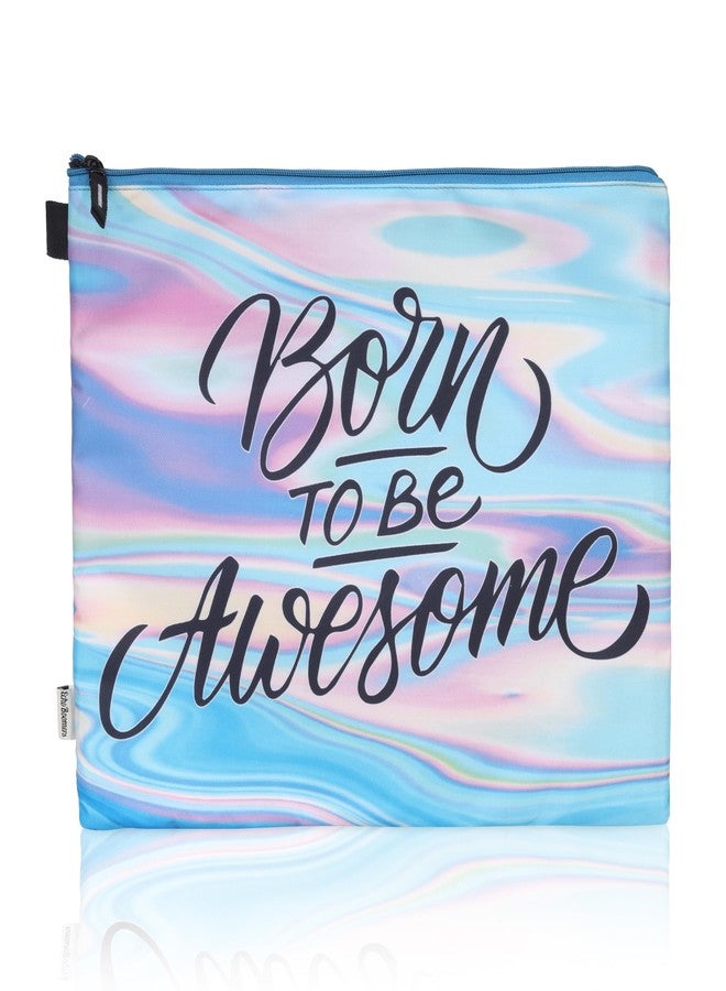 Echo Boomers Motivational Text Printed Twin Folder Set | Padded & Waterproof | A4 Document Holder & Tablet Sleeve | Stylish & Protective - Image 2