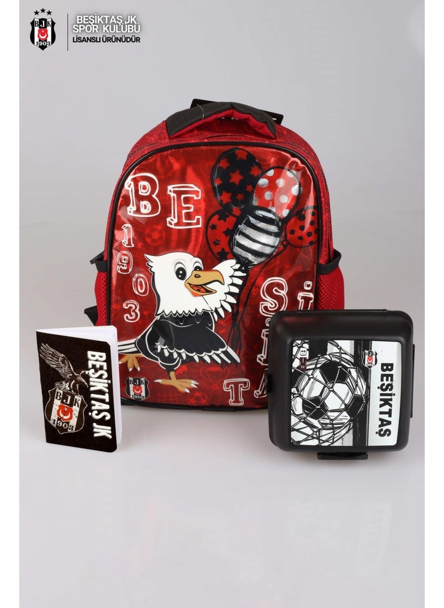 Barbie New Season Licensed Beşiktaş Kindergarten Bag, Lunch Box and Notepad Stationery Set  - Image 1