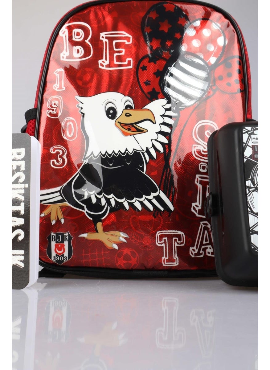 Barbie New Season Licensed Beşiktaş Kindergarten Bag, Lunch Box and Notepad Stationery Set  - Image 4