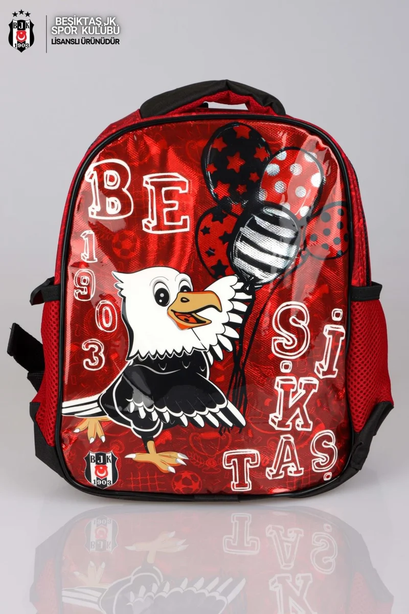 Barbie New Season Licensed Beşiktaş Kindergarten Bag, Lunch Box and Notepad Stationery Set