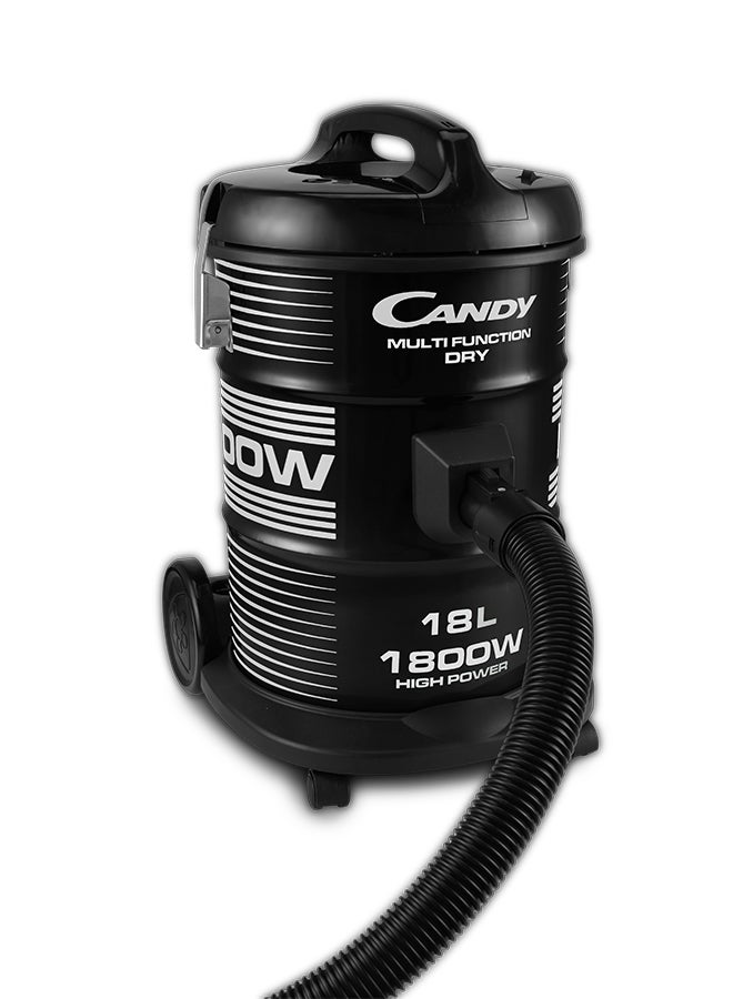 كاندي مكنسة كهربائية أسطوانية الشكل 18 L 1800 W TDC1800 001 أسود - Image 1