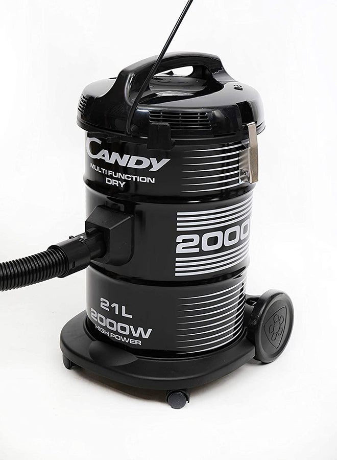 كاندي مكنسة كهربائية أسطوانية الشكل 18 L 1800 W TDC1800 001 أسود - Image 2