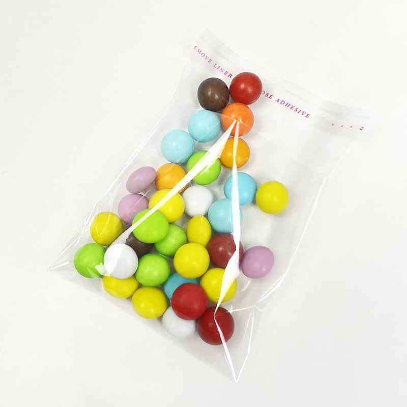 Morepack Self Sealing Cellophane Bags Self Adhesive,3x3 Inches Clear Resealable Cellophane Bags 200Pieces (Mini Size) - Image 4
