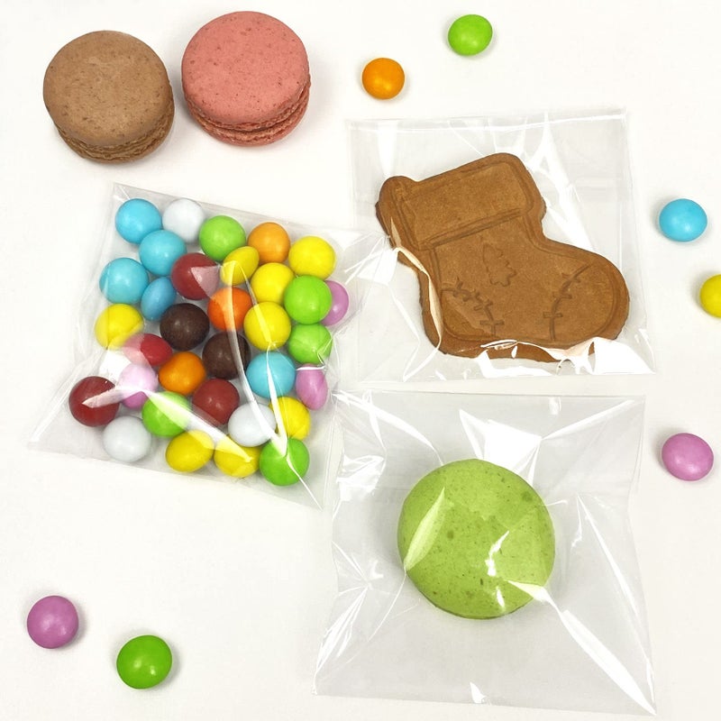 Morepack Self Sealing Cellophane Bags Self Adhesive,3x3 Inches Clear Resealable Cellophane Bags 200Pieces (Mini Size) - Image 5