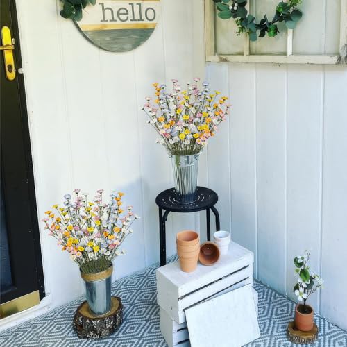 CITYES 16Pcs Artificial Wildflowers with Stems Bulk Silk Spring Flowers Floral Picks Multicolor Fake Forsythia Branches Faux Wildflowers Arrangements for Home Decor Indoor Outdoor Wedding Centerpieces - Image 5