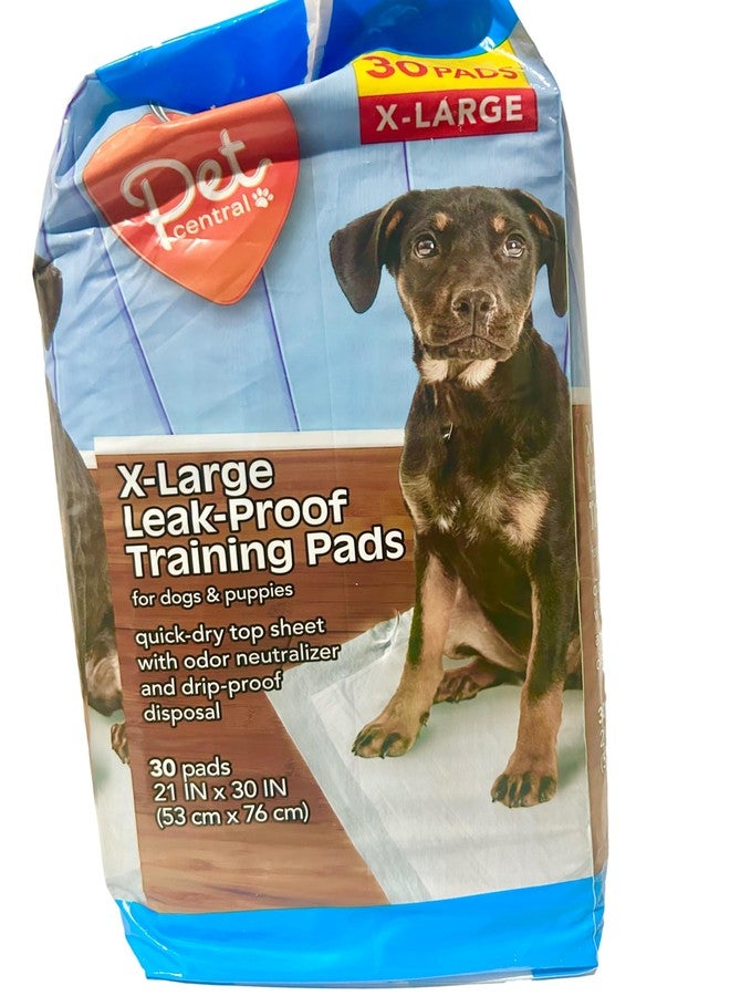 PET Central Extra Large Leak Proof Absorbent Drip Proof Training Pet Dog Pee Pads with Odor Neutralizer, Disposable Full Edge-Wrapping Pad Dogs, Puppies, Doggie, Cats XL 30 Count XLarge - 21" x 30" - Image 3