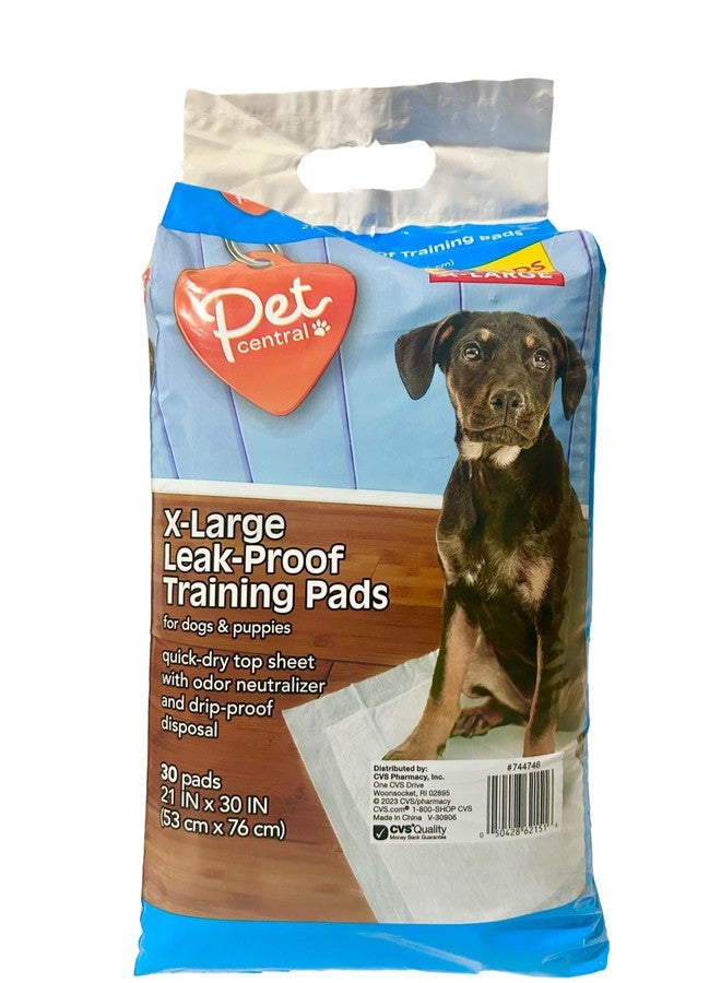 PET Central Extra Large Leak Proof Absorbent Drip Proof Training Pet Dog Pee Pads with Odor Neutralizer, Disposable Full Edge-Wrapping Pad Dogs, Puppies, Doggie, Cats XL 30 Count XLarge - 21" x 30" - Image 5