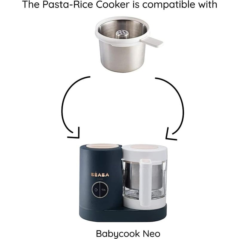 BÉABA Baba Pasta Rice Cooker750 Grams CapacityStarchy Baby Food Cooking BasketBowl for Babycook NeoBabycook AccessoryStainless Steel 1 Count - Image 4