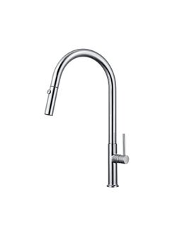 milano Magic Pull Out Sink Mixer Brass Sink Mixer for Toilets, Bathroom, Lavatory L 59 x W 35 x H 8 cm Chrome 