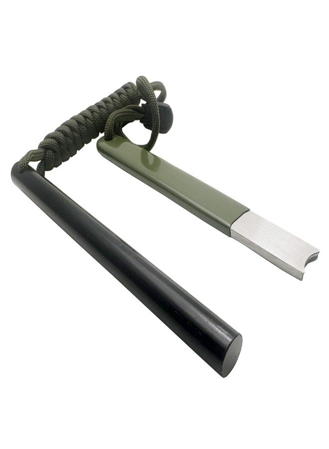 SUQUUB 3-Pack 5" Ferro Rod Fire Starter with 4.92" Striker Scraper Survival Ferrocerium Drilled Flint Fire Starter Magnesium Tool Kit (3) - Image 5