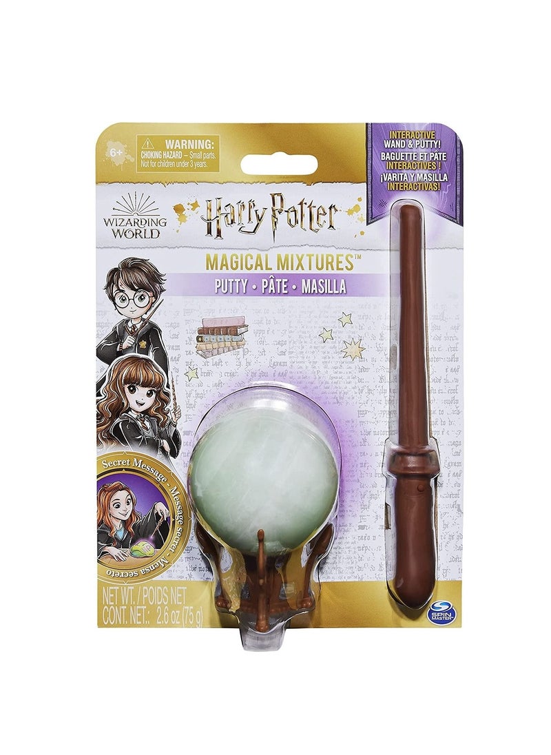 SPIN MASTER - Wizarding World Harry Potter, Magical Mixtures Activity Set with Secret Message Putty and Harry Potter Wand, green - Image 1