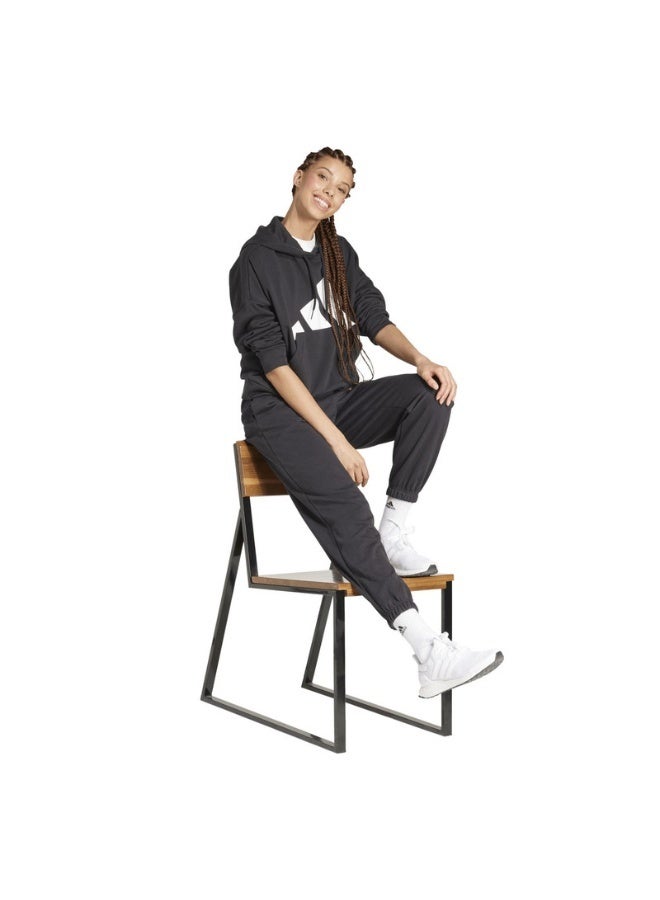 adidas Originals essentials big logo french terry loose women hooded sweatshirt - Image 5