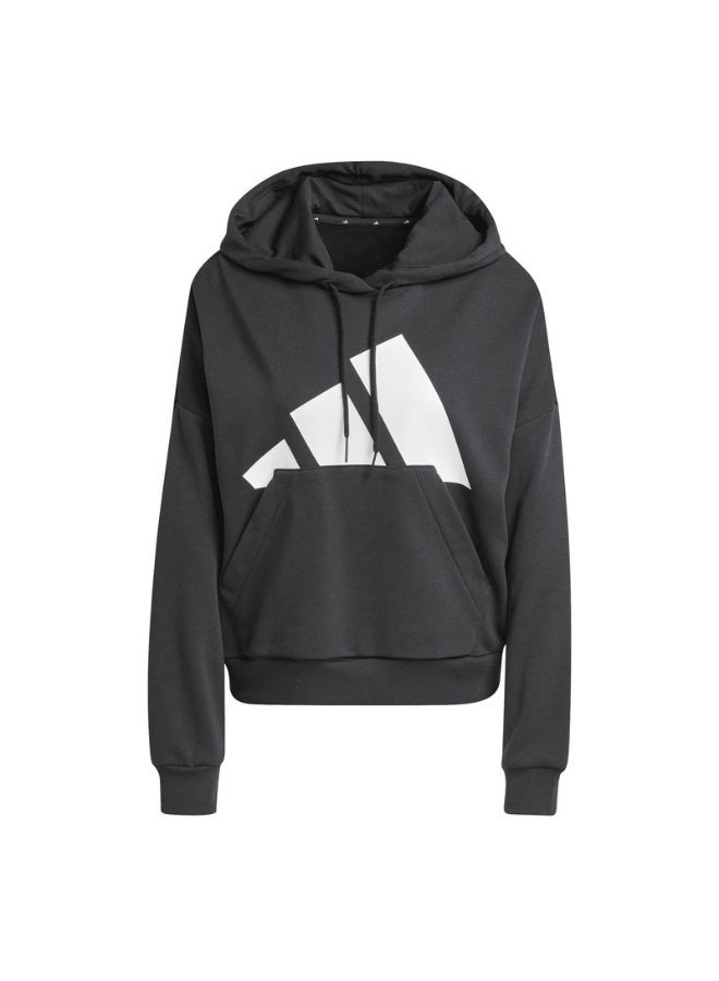 adidas Originals essentials big logo french terry loose women hooded sweatshirt - Image 4