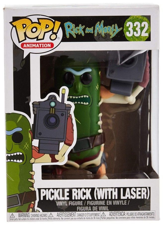 Funko Popanimation: Rick & Morty Pickle Rick With Laser Collectible Figure  - Image 4
