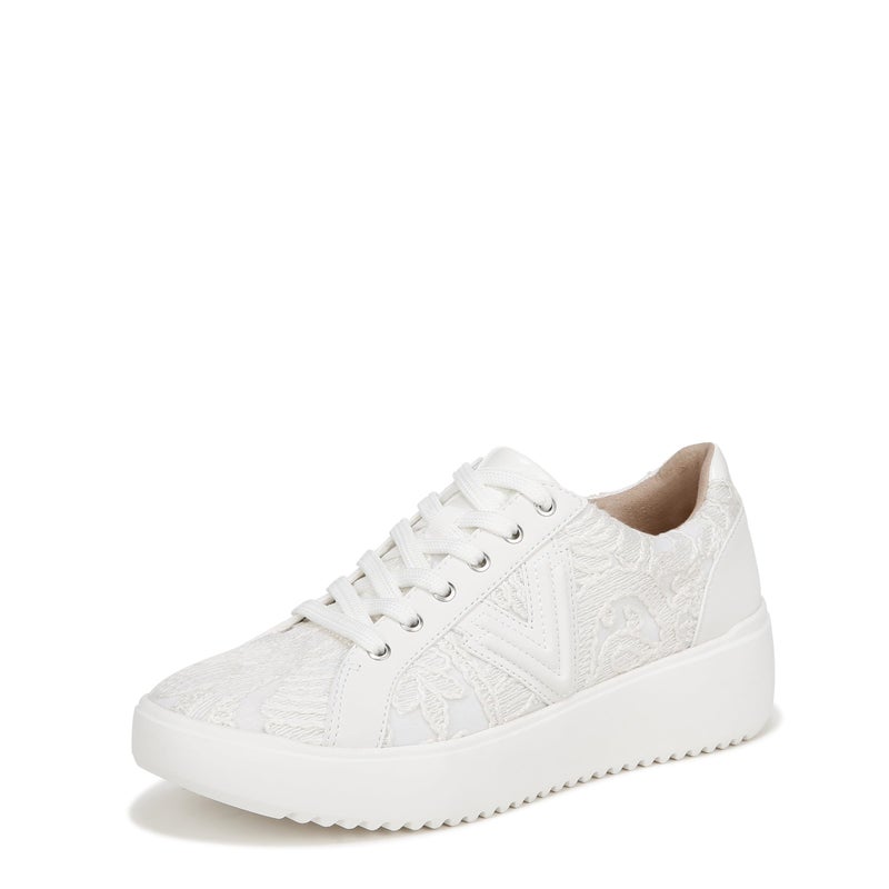 Vionic Womens Kearny Lace Up Sneaker White Lace 9 W - Image 1