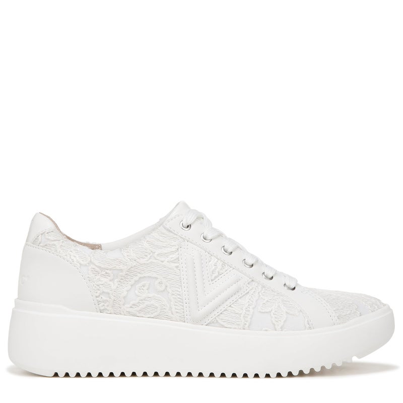 Vionic Womens Kearny Lace Up Sneaker White Lace 9 W - Image 4