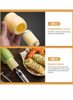 nihao 304 Stainless Steel Vegetable Corer Digging Tool Vegetable Cutter Set  - Image 2