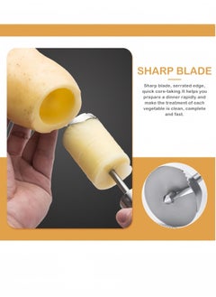 nihao 304 Stainless Steel Vegetable Corer Digging Tool Vegetable Cutter Set  - Image 5