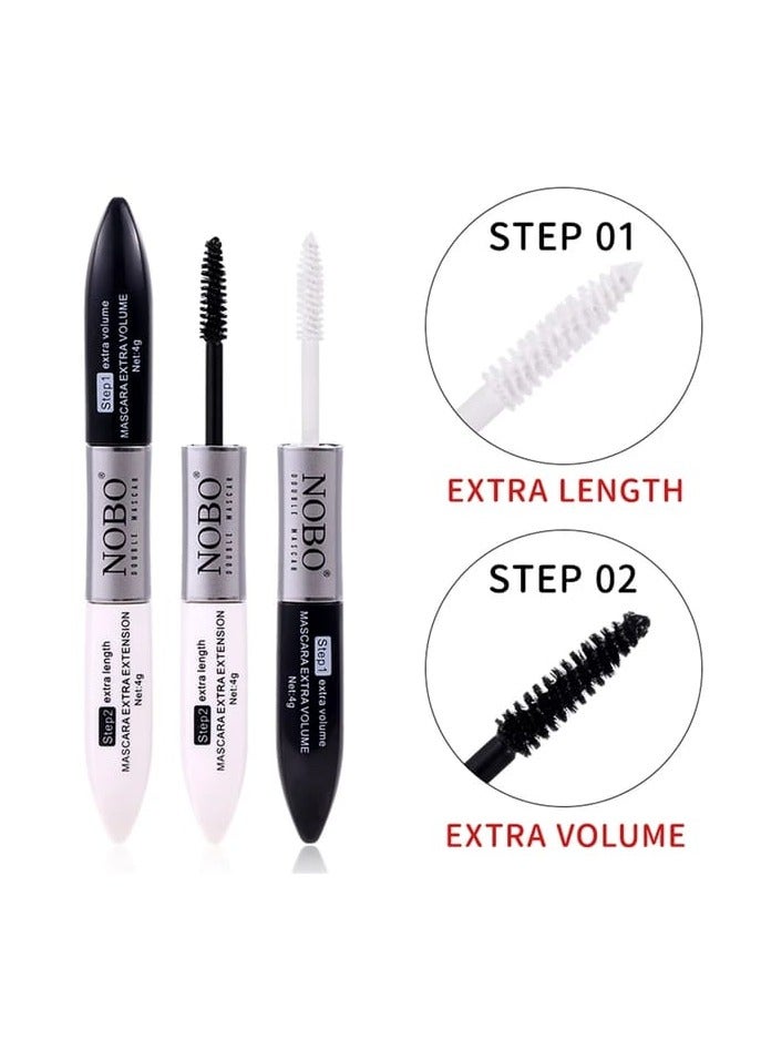 Nobo Voluminous Super Star Waterproof Hydrofuge 2in1 Mascara - Image 5