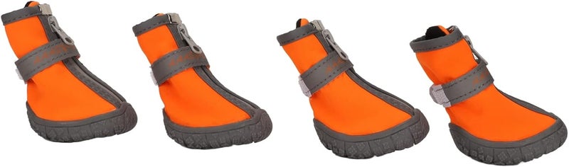 Dog Soft Sole Shoes, Breathable Pet Boots with Reflective Strips, Non Slip Hiking Shoes for Outdoor Dogs (4#) - Image 5