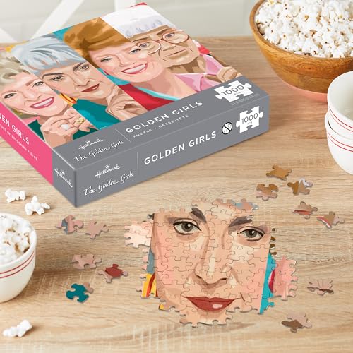 Hallmark The Golden Girls 1000Piece Jigsaw Puzzle Rose Dorothy Blanche Sophia Gift for Friend Mom Sister - Image 5